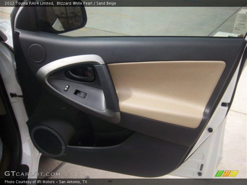 Blizzard White Pearl / Sand Beige 2012 Toyota RAV4 Limited