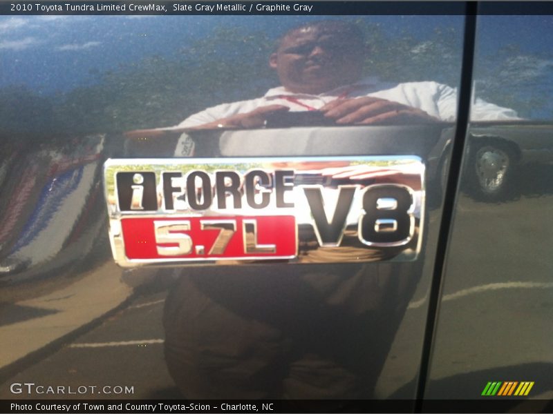 Slate Gray Metallic / Graphite Gray 2010 Toyota Tundra Limited CrewMax