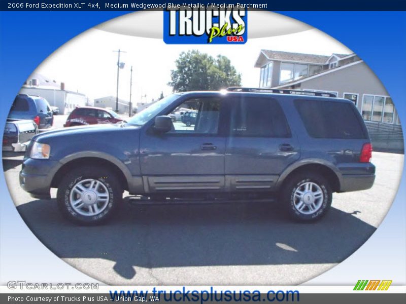 Medium Wedgewood Blue Metallic / Medium Parchment 2006 Ford Expedition XLT 4x4
