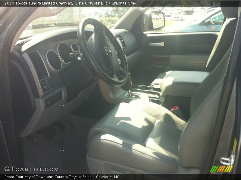 Slate Gray Metallic / Graphite Gray 2010 Toyota Tundra Limited CrewMax