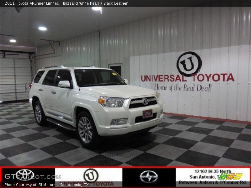Blizzard White Pearl / Black Leather 2011 Toyota 4Runner Limited