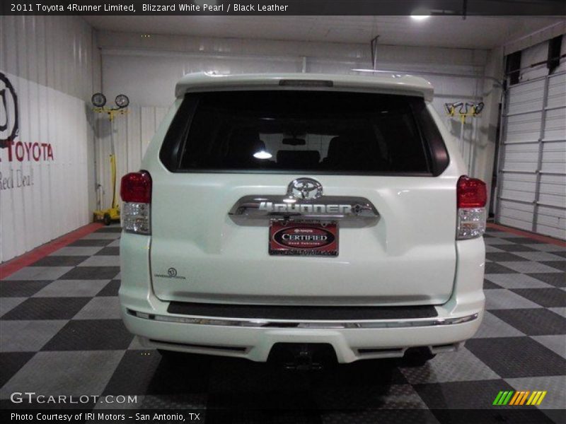 Blizzard White Pearl / Black Leather 2011 Toyota 4Runner Limited
