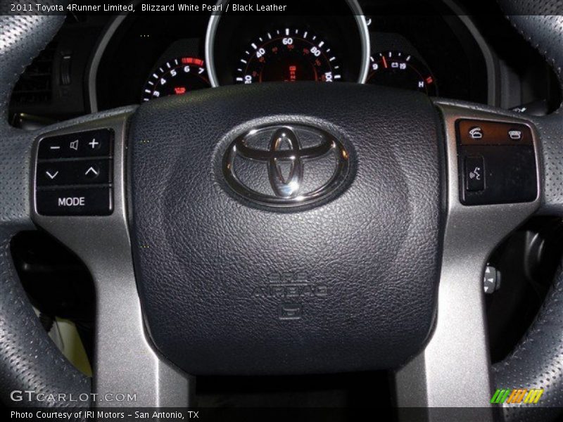 Blizzard White Pearl / Black Leather 2011 Toyota 4Runner Limited