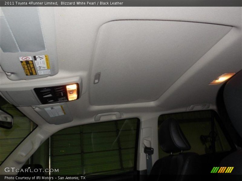 Blizzard White Pearl / Black Leather 2011 Toyota 4Runner Limited