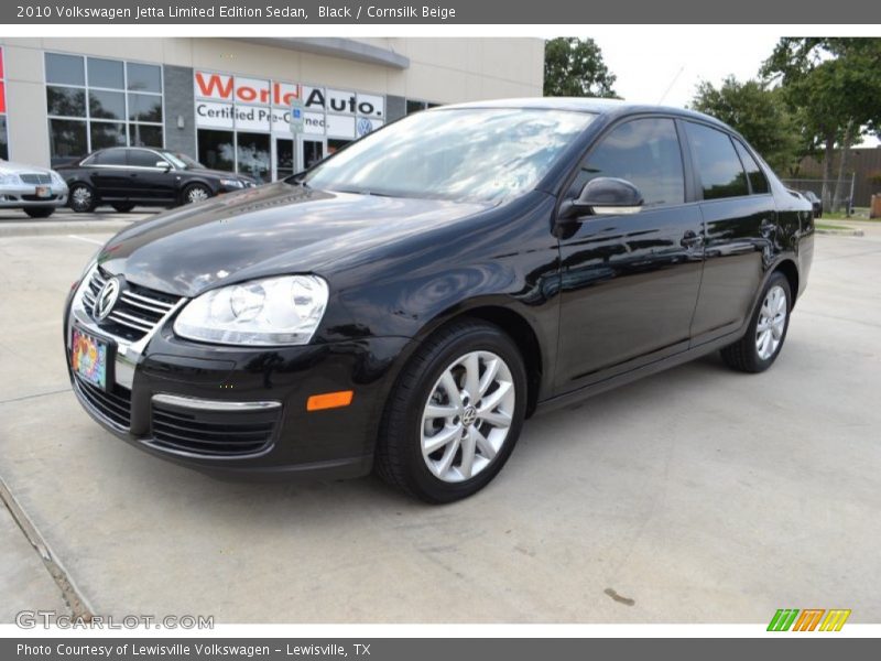 Black / Cornsilk Beige 2010 Volkswagen Jetta Limited Edition Sedan