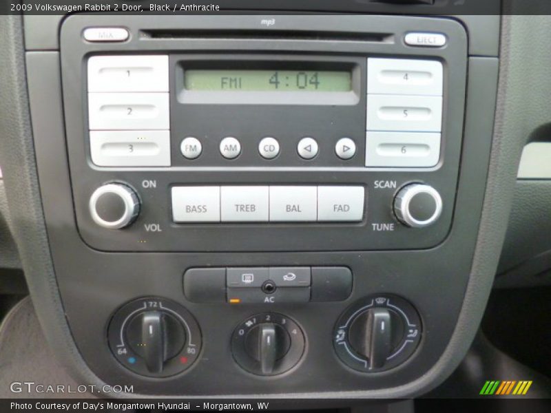 Black / Anthracite 2009 Volkswagen Rabbit 2 Door