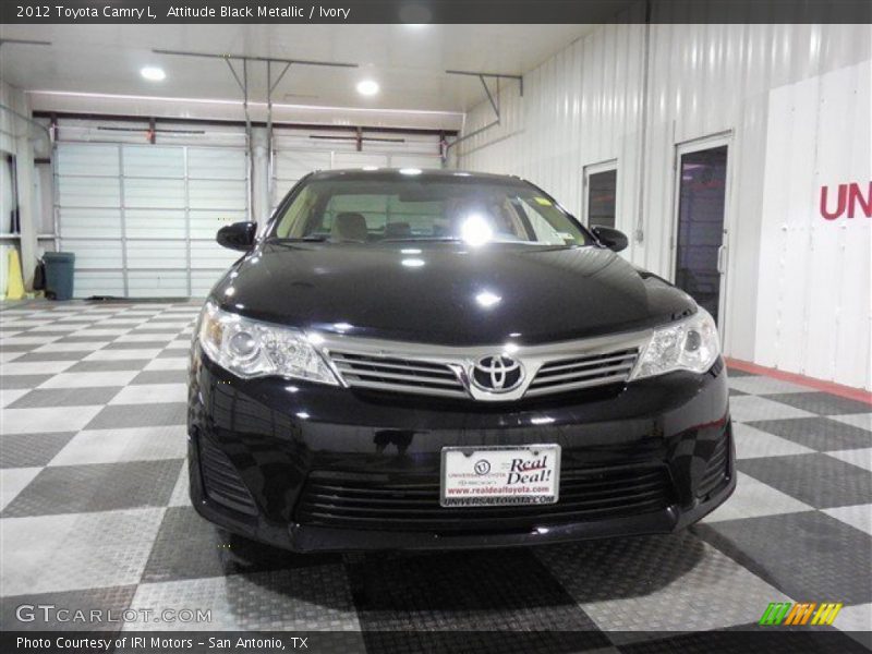 Attitude Black Metallic / Ivory 2012 Toyota Camry L