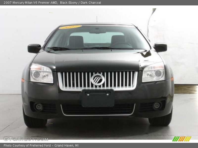 Black Ebony / Dark Charcoal 2007 Mercury Milan V6 Premier AWD