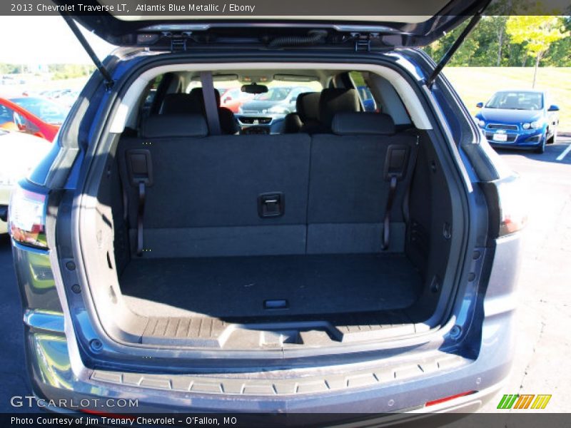 Atlantis Blue Metallic / Ebony 2013 Chevrolet Traverse LT