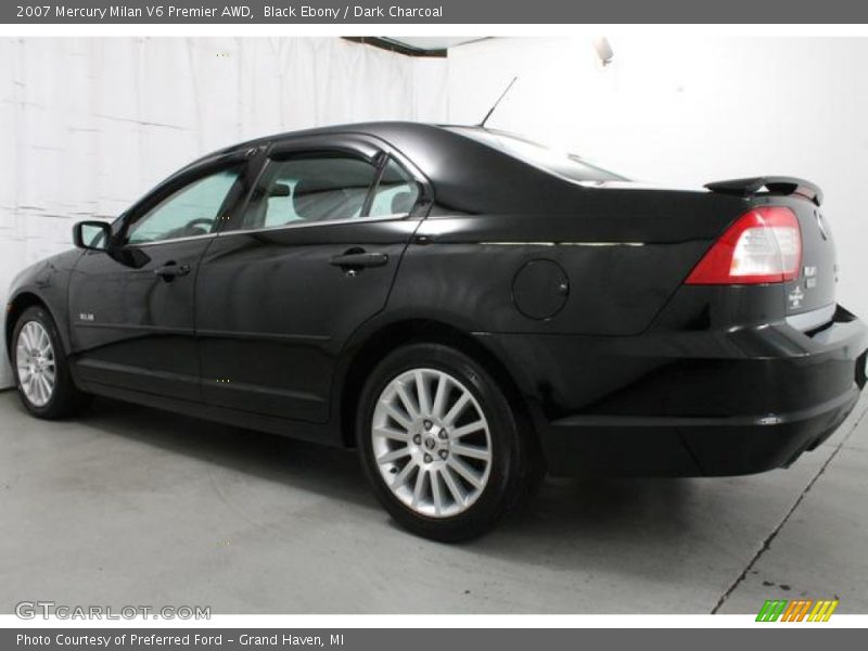 Black Ebony / Dark Charcoal 2007 Mercury Milan V6 Premier AWD