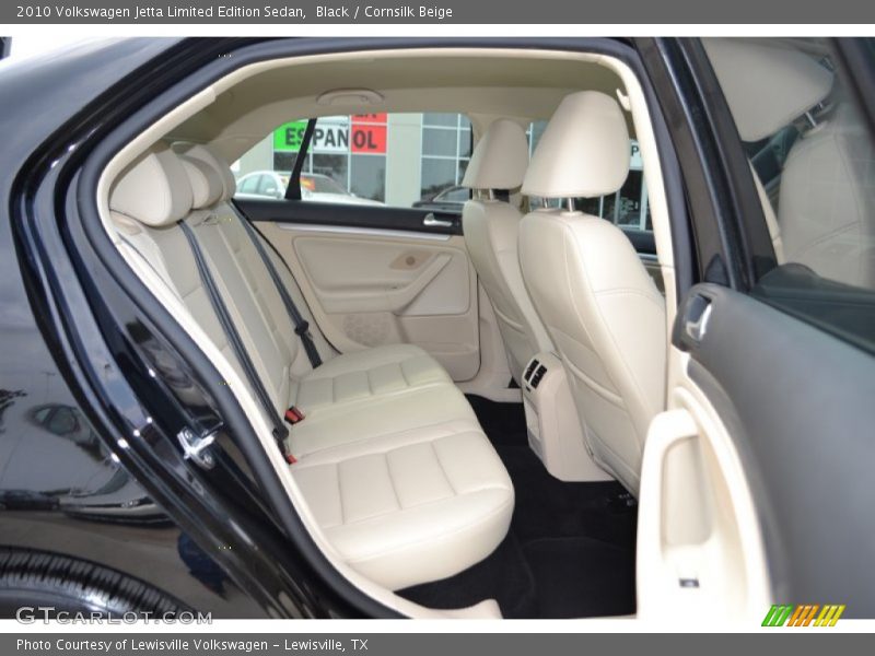 Black / Cornsilk Beige 2010 Volkswagen Jetta Limited Edition Sedan