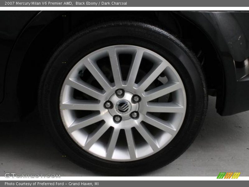 Black Ebony / Dark Charcoal 2007 Mercury Milan V6 Premier AWD