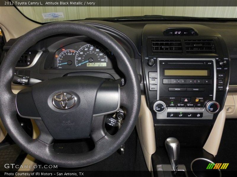 Attitude Black Metallic / Ivory 2012 Toyota Camry L