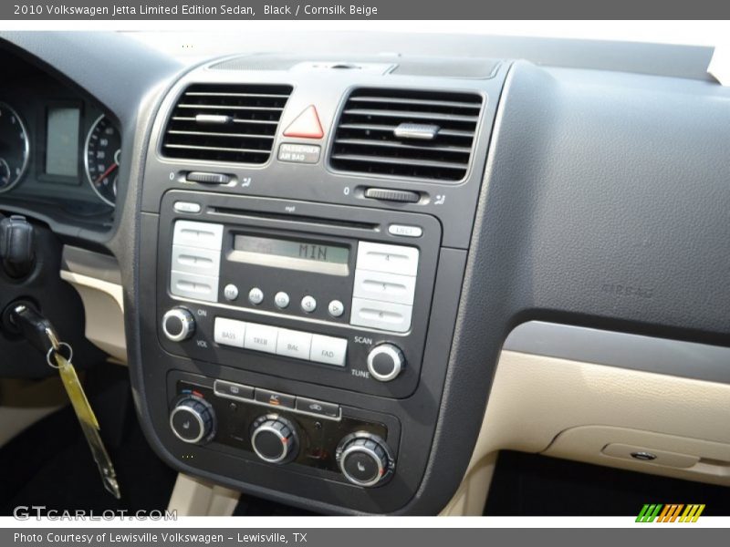 Black / Cornsilk Beige 2010 Volkswagen Jetta Limited Edition Sedan
