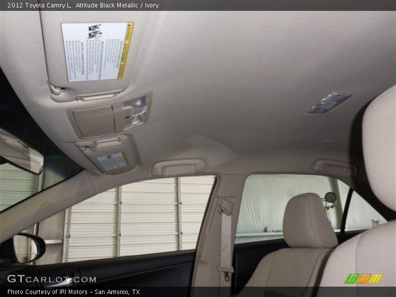 Attitude Black Metallic / Ivory 2012 Toyota Camry L