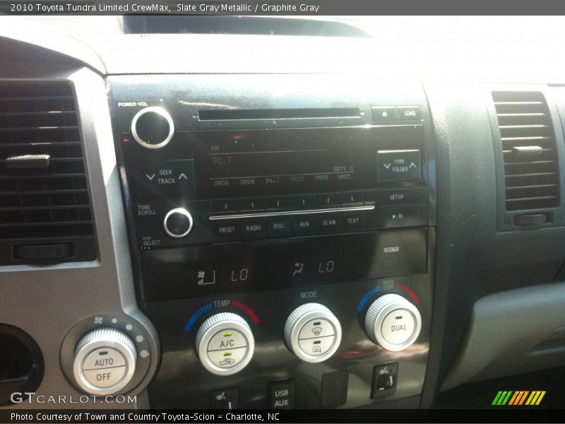 Slate Gray Metallic / Graphite Gray 2010 Toyota Tundra Limited CrewMax