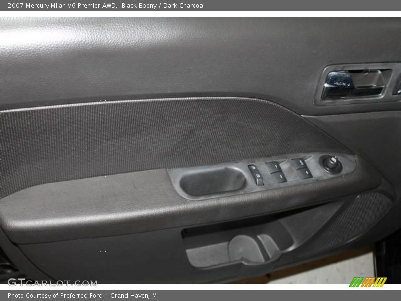 Black Ebony / Dark Charcoal 2007 Mercury Milan V6 Premier AWD