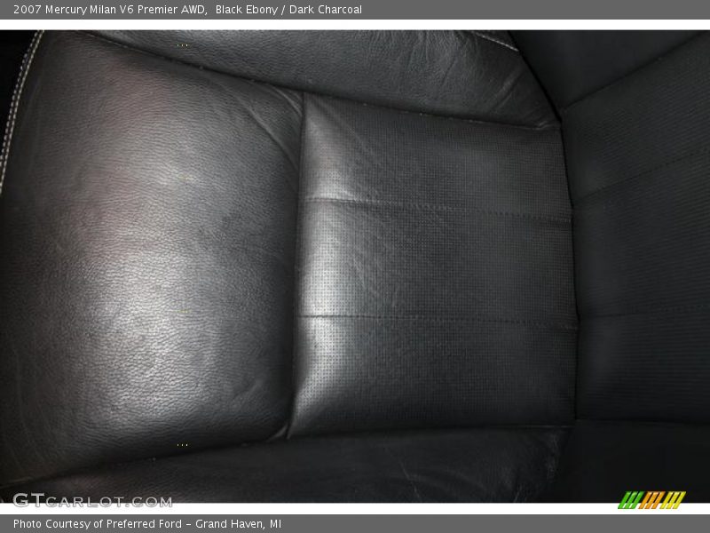 Black Ebony / Dark Charcoal 2007 Mercury Milan V6 Premier AWD