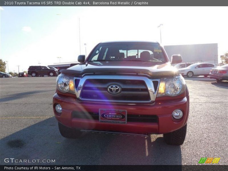 Barcelona Red Metallic / Graphite 2010 Toyota Tacoma V6 SR5 TRD Double Cab 4x4