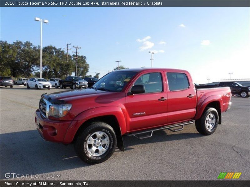 Barcelona Red Metallic / Graphite 2010 Toyota Tacoma V6 SR5 TRD Double Cab 4x4