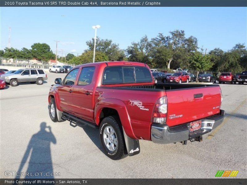 Barcelona Red Metallic / Graphite 2010 Toyota Tacoma V6 SR5 TRD Double Cab 4x4