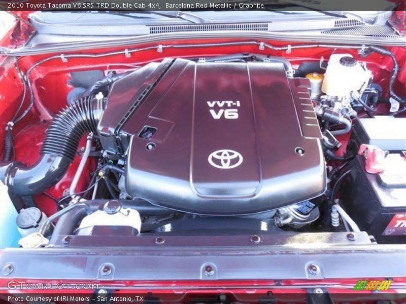 Barcelona Red Metallic / Graphite 2010 Toyota Tacoma V6 SR5 TRD Double Cab 4x4