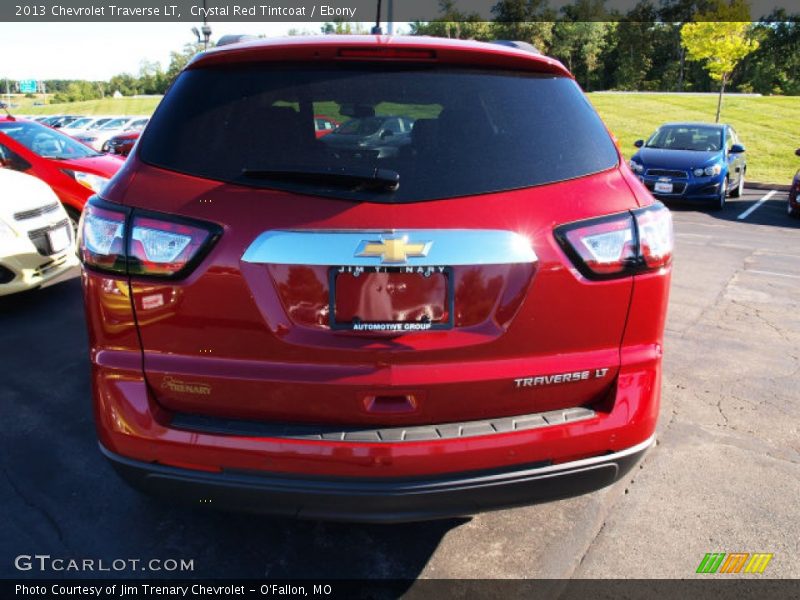 Crystal Red Tintcoat / Ebony 2013 Chevrolet Traverse LT