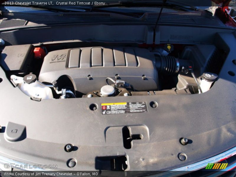 Crystal Red Tintcoat / Ebony 2013 Chevrolet Traverse LT