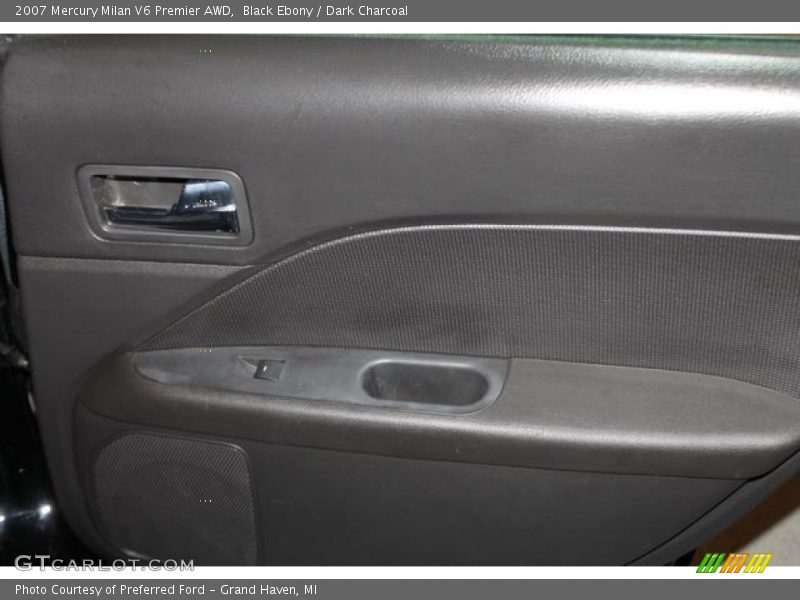 Black Ebony / Dark Charcoal 2007 Mercury Milan V6 Premier AWD