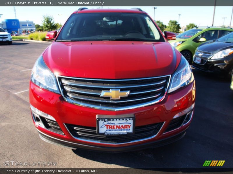 Crystal Red Tintcoat / Ebony 2013 Chevrolet Traverse LT