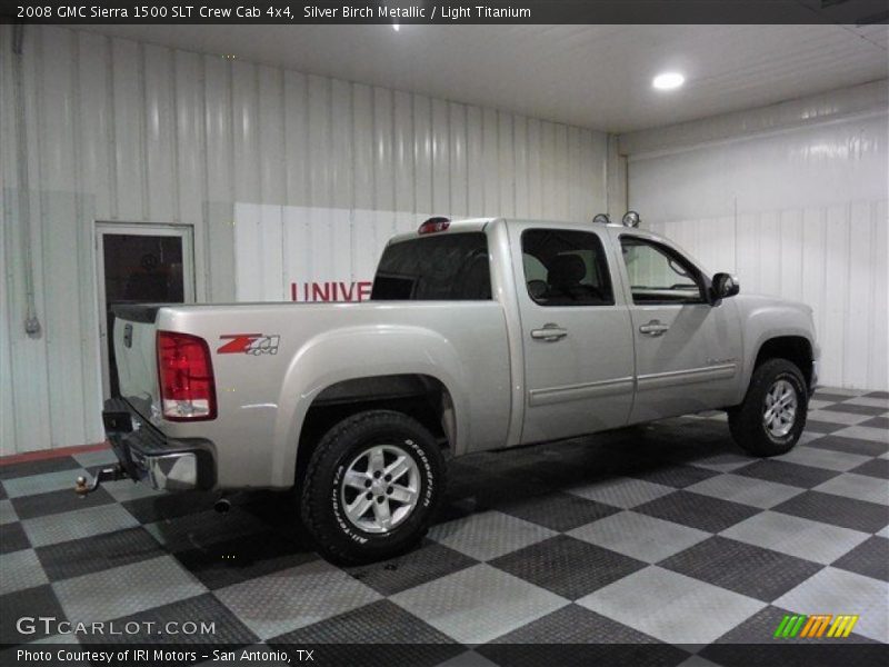 Silver Birch Metallic / Light Titanium 2008 GMC Sierra 1500 SLT Crew Cab 4x4