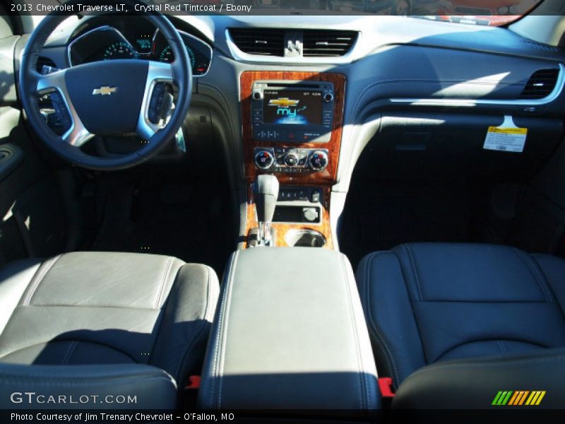 Crystal Red Tintcoat / Ebony 2013 Chevrolet Traverse LT