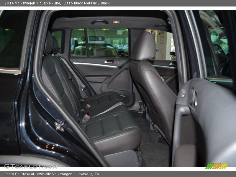 Deep Black Metallic / Black 2014 Volkswagen Tiguan R-Line