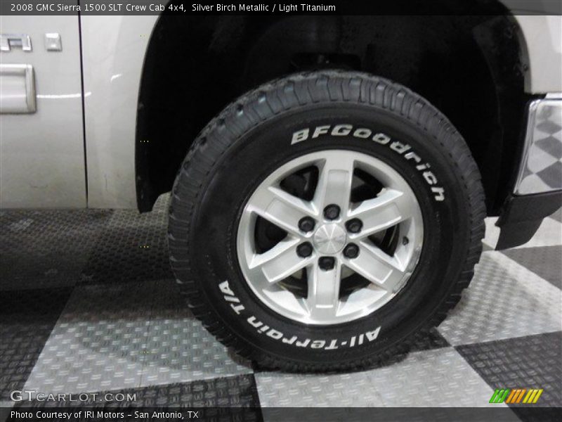 Silver Birch Metallic / Light Titanium 2008 GMC Sierra 1500 SLT Crew Cab 4x4