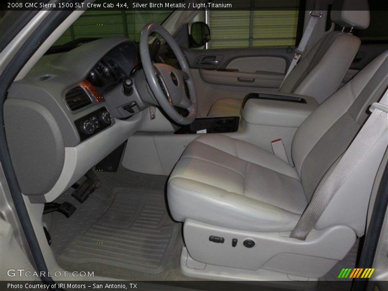 Silver Birch Metallic / Light Titanium 2008 GMC Sierra 1500 SLT Crew Cab 4x4