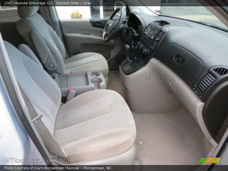 Stardust Silver / Gray 2007 Hyundai Entourage GLS