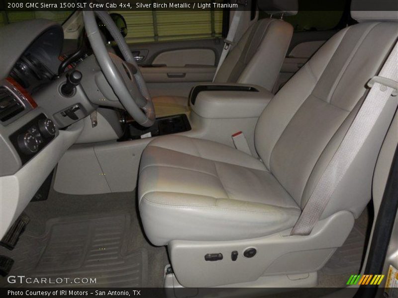 Silver Birch Metallic / Light Titanium 2008 GMC Sierra 1500 SLT Crew Cab 4x4