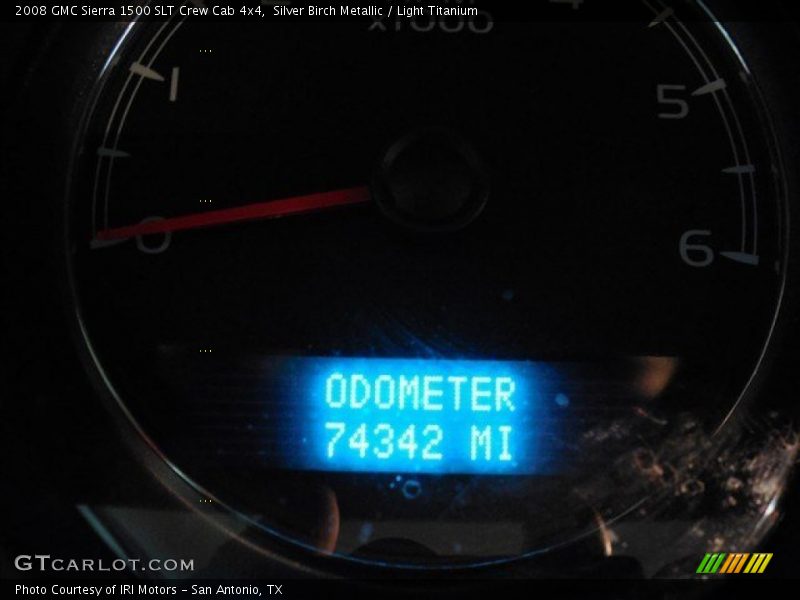 Silver Birch Metallic / Light Titanium 2008 GMC Sierra 1500 SLT Crew Cab 4x4