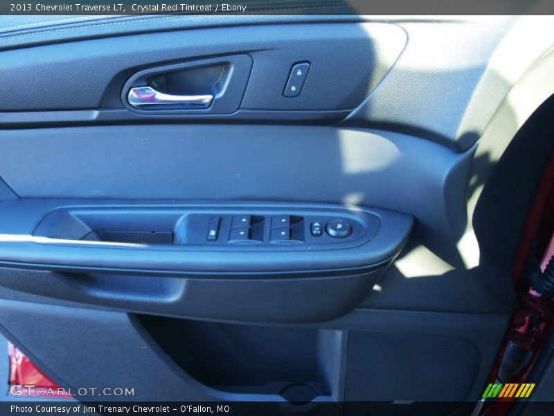 Crystal Red Tintcoat / Ebony 2013 Chevrolet Traverse LT