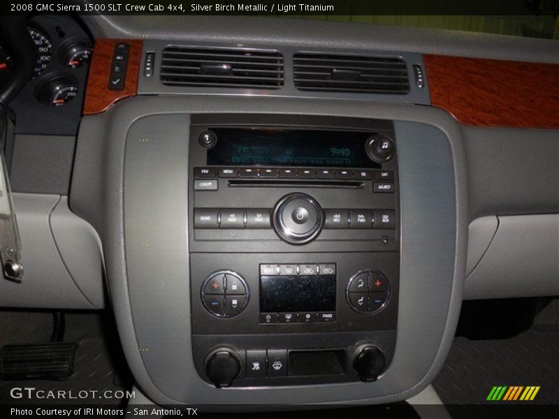 Silver Birch Metallic / Light Titanium 2008 GMC Sierra 1500 SLT Crew Cab 4x4