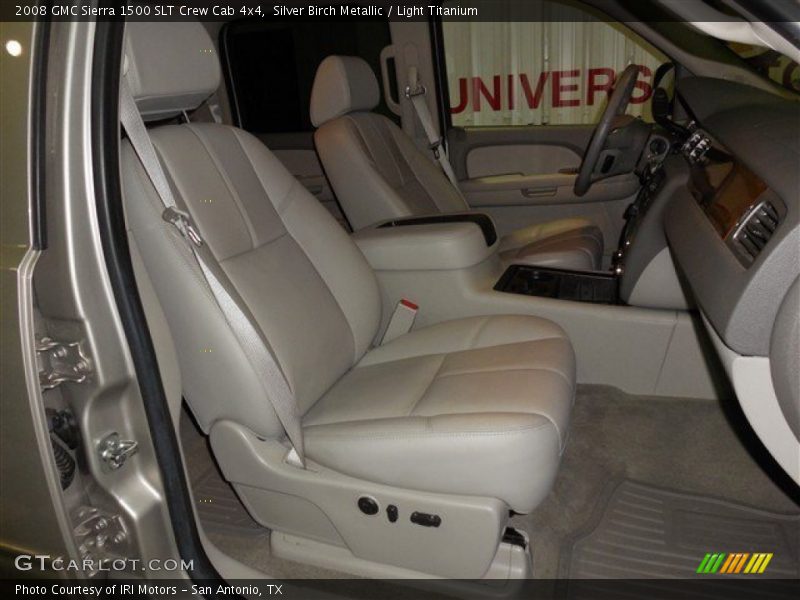Silver Birch Metallic / Light Titanium 2008 GMC Sierra 1500 SLT Crew Cab 4x4