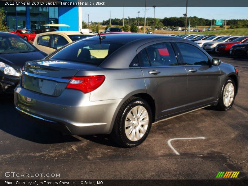 Tungsten Metallic / Black 2012 Chrysler 200 LX Sedan
