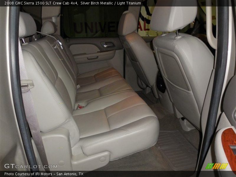 Silver Birch Metallic / Light Titanium 2008 GMC Sierra 1500 SLT Crew Cab 4x4