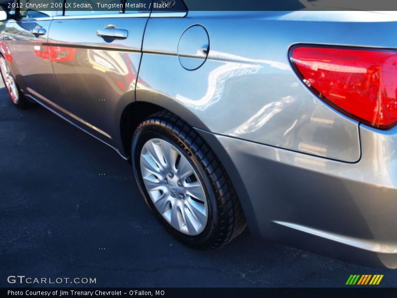 Tungsten Metallic / Black 2012 Chrysler 200 LX Sedan