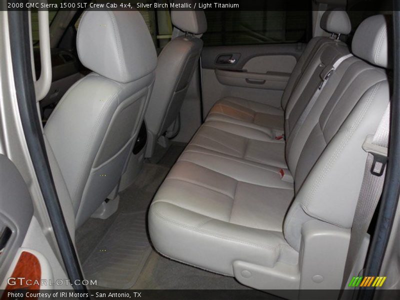 Silver Birch Metallic / Light Titanium 2008 GMC Sierra 1500 SLT Crew Cab 4x4