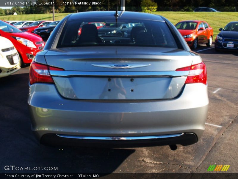 Tungsten Metallic / Black 2012 Chrysler 200 LX Sedan