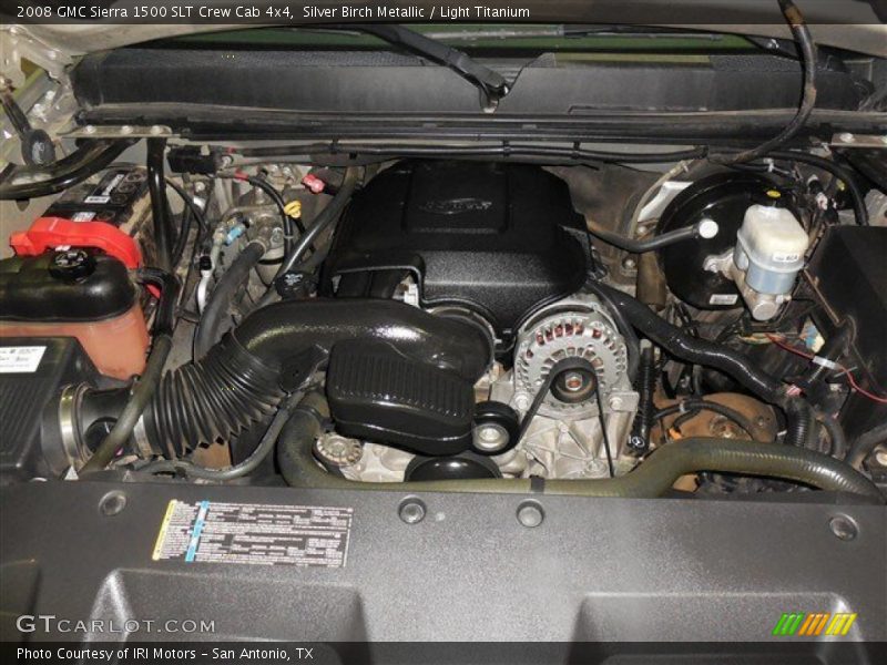 Silver Birch Metallic / Light Titanium 2008 GMC Sierra 1500 SLT Crew Cab 4x4