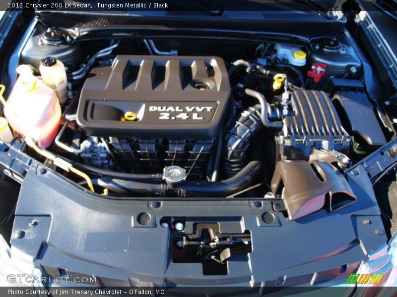 Tungsten Metallic / Black 2012 Chrysler 200 LX Sedan