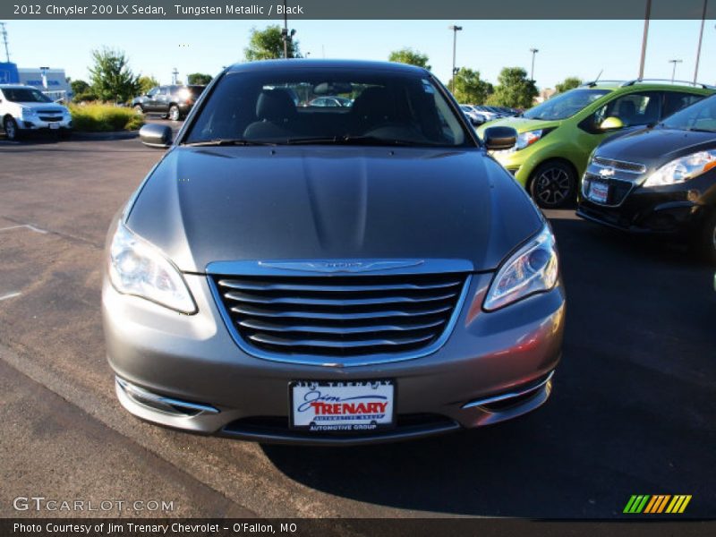 Tungsten Metallic / Black 2012 Chrysler 200 LX Sedan