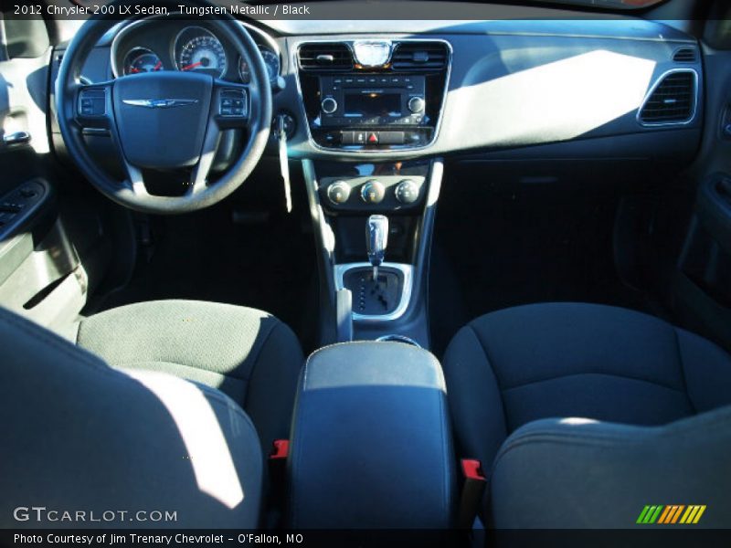 Tungsten Metallic / Black 2012 Chrysler 200 LX Sedan